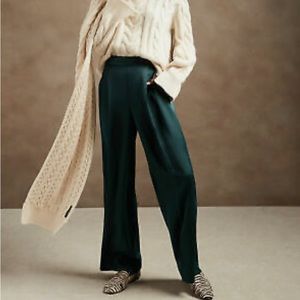 Banana Republic Teal Satin Pants